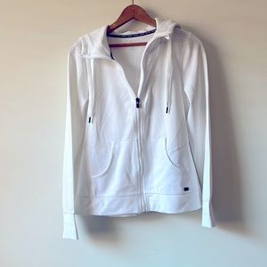 DKNY white light active hoodie size M